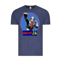 Vintage Denim KAMEN RIDER V3 PUNCH Vintage Tee - FloraArt