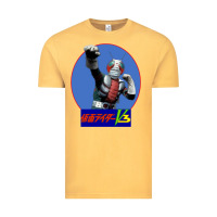Vintage Mustard KAMEN RIDER V3 PUNCH Vintage Tee - FloraArt