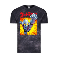 Cloud Black ultraman exclusive yellow Vintage Tee - FloraArt