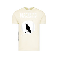 Vintage Arctic blackbird singing in the dead of night t shirt Vintage Tee - FloraArt