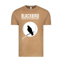 Vintage Camel blackbird singing in the dead of night t shirt Vintage Tee - FloraArt