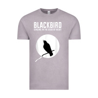 Vintage Zinc blackbird singing in the dead of night t shirt Vintage Tee - FloraArt