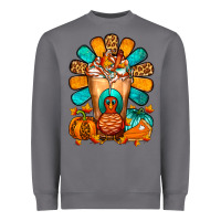 Storm Thanksgiving Cold Drink Frappe Heavyweight Sweatshirt - FaDigitalArtStudio