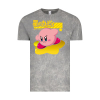 Cloud Rock kirby men's pink Vintage Tee - FloraArt