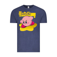 Kirby Men's Pink Vintage Tee | Teevron