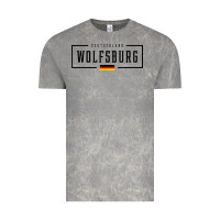 Wolfsburg Deutschland Germany German Flag Vintage Tee | Teevron