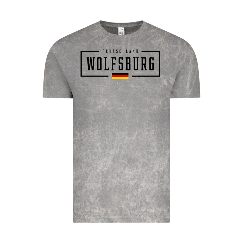 Wolfsburg Deutschland Germany German Flag Vintage Tee by FloraArt | Teevron