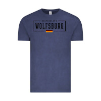 Vintage Denim wolfsburg deutschland germany german flag Vintage Tee - FloraArt