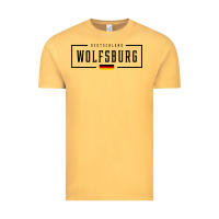 Vintage Mustard wolfsburg deutschland germany german flag Vintage Tee - FloraArt
