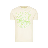 Cyberpunk Samurai Neon Green Vintage Tee | Teevron