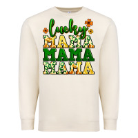 Sandshell lucky mama mama mama  St. Patrick's Premium Sweatshirt - LillyAllenDesigns