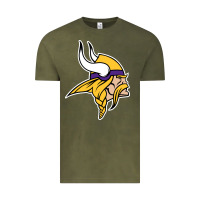 Vintage Olive Team Of Minnesota American Football Vintage Tee - FloraArt