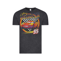 Vintage Black cars lightning mcqueen Vintage Tee - FloraArt