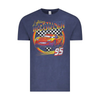 Vintage Denim cars lightning mcqueen Vintage Tee - FloraArt