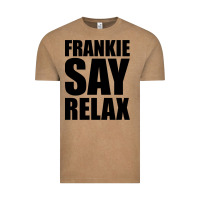 Vintage Coffee Frankie Say Relax Essential Vintage Tee - FloraArt