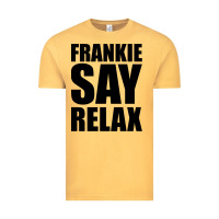 Vintage Mustard Frankie Say Relax Essential Vintage Tee - FloraArt
