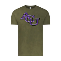 Vintage Olive ACU ABILENE CHRISTIAN UNIVERSITY Vintage Tee - FloraArt