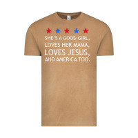 Vintage Camel she's a good girl, she's loves her mama, loves jesus t shirt Vintage Tee - FloraArt