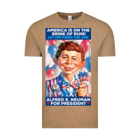 Vintage Coffee alfred e. neuman for president Vintage Tee - FloraArt
