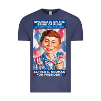 Vintage Denim alfred e. neuman for president Vintage Tee - FloraArt