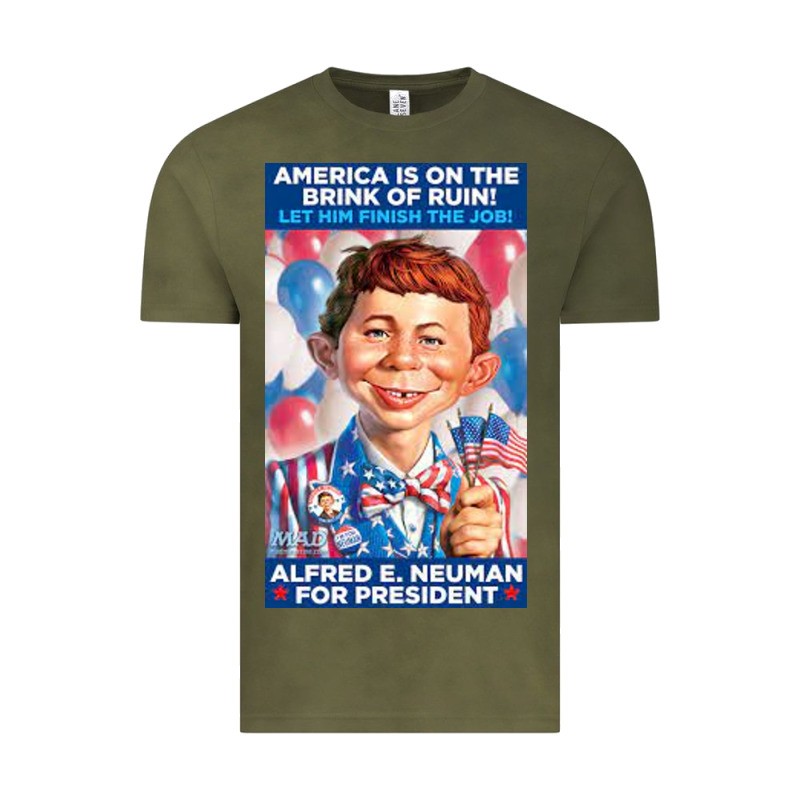 Alfred E. Neuman For President Vintage Tee by FloraArt | Teevron