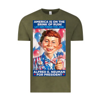 Vintage Olive alfred e. neuman for president Vintage Tee - FloraArt