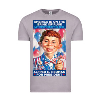 Vintage Zinc alfred e. neuman for president Vintage Tee - FloraArt
