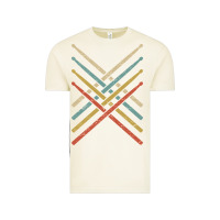 Vintage Arctic retro vintage drummer tshirt 70s 80s distressed drum sticks long sleev Vintage Tee - FloraArt