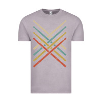 Vintage Zinc retro vintage drummer tshirt 70s 80s distressed drum sticks long sleev Vintage Tee - FloraArt