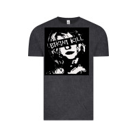 Vintage Black Vintage Bikini Kill Women Classic Vintage Tee - FloraArt