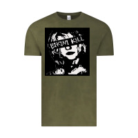 Vintage Olive Vintage Bikini Kill Women Classic Vintage Tee - FloraArt