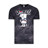 Cloud Black schoolhouse rock vote with bill with white type t shirt Vintage Tee - FloraArt