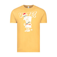 Vintage Mustard schoolhouse rock vote with bill with white type t shirt Vintage Tee - FloraArt