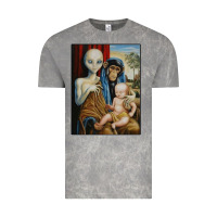 Cloud Rock alien chimp baby religion conspiracy poster Vintage Tee - FloraArt