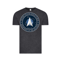Vintage Black Official United States Space Force USSF Military Patch Vintage Tee - FloraArt