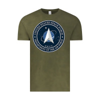 Vintage Olive Official United States Space Force USSF Military Patch Vintage Tee - FloraArt