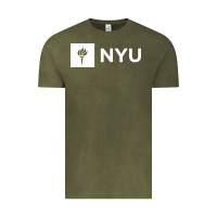 Vintage Olive nyu new york university Vintage Tee - FloraArt