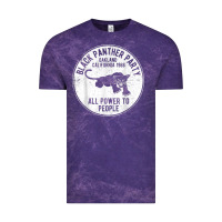 Cloud Purple oakland california 1966 black panther party   dist Vintage Tee - FloraArt