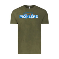 Vintage Olive wisconsin platteville pioneers Vintage Tee - FloraArt