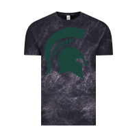 Cloud Black the michigan state spartans Vintage Tee - FloraArt