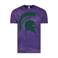 Cloud Purple the michigan state spartans Vintage Tee - FloraArt