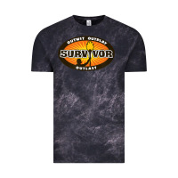 Cloud Black Survivor Outwit, Outplay, Outlast Vintage Tee - FloraArt