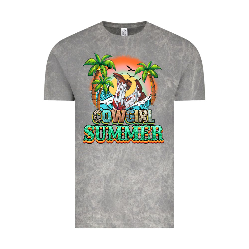 Cowgirl Summer Vintage Tee by NancyCooperArtShop | Teevron