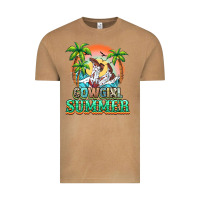 Vintage Camel Cowgirl summer Vintage Tee - NancyCooperArtShop