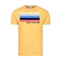 Vintage Mustard biarritz france 1990 Vintage Tee - FloraArt
