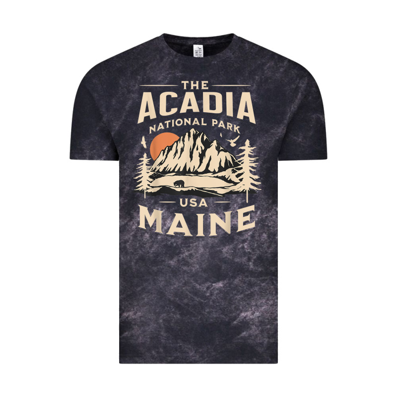 Acadia National Park Maine Nature Hike Outdoors Vintage T Shirt Vintage Tee by ArtMosaic | Teevron