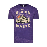 Cloud Purple acadia national park maine nature hike outdoors vintage t shirt Vintage Tee - ArtMosaic