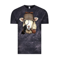 Cloud Black Detective Sheep Lamb Spy Investigator Farmer Sheep Lover 53 Vintage Tee - ArtMosaic