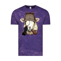 Cloud Purple Detective Sheep Lamb Spy Investigator Farmer Sheep Lover 53 Vintage Tee - ArtMosaic