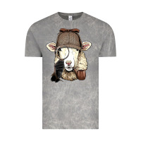 Cloud Rock Detective Sheep Lamb Spy Investigator Farmer Sheep Lover 53 Vintage Tee - ArtMosaic